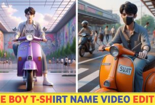 Bike Boy T-Shirt Name Video Editing