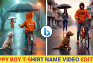 Puppy Boy T-Shirt Name Video Editing