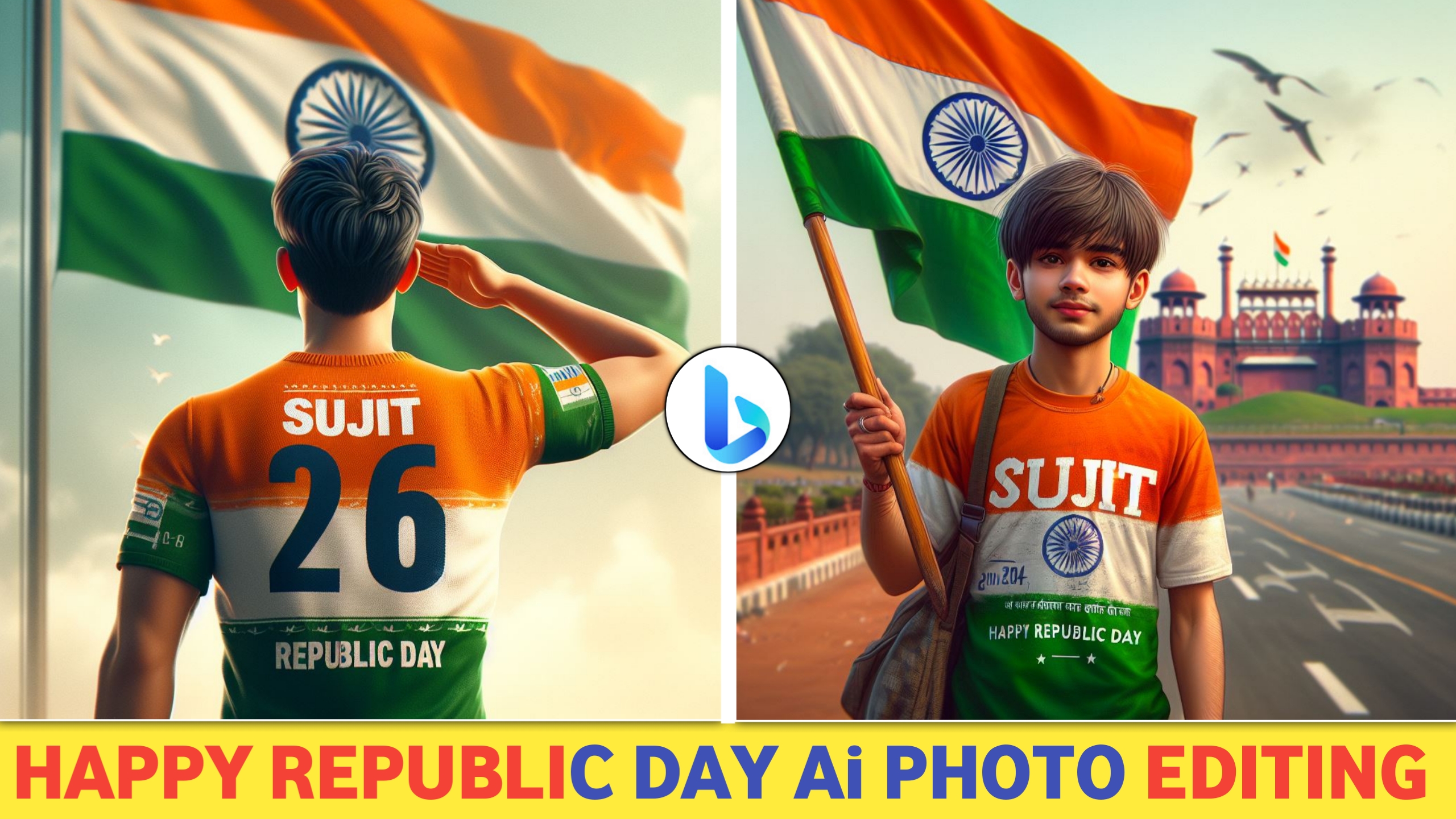 Happy Republic Day Ai Photo Editing