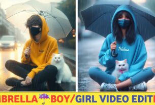 Umbrella Boy/Girl Ai Photo Editing