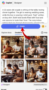 How To Create 3D Ai Couple Food Eating Image