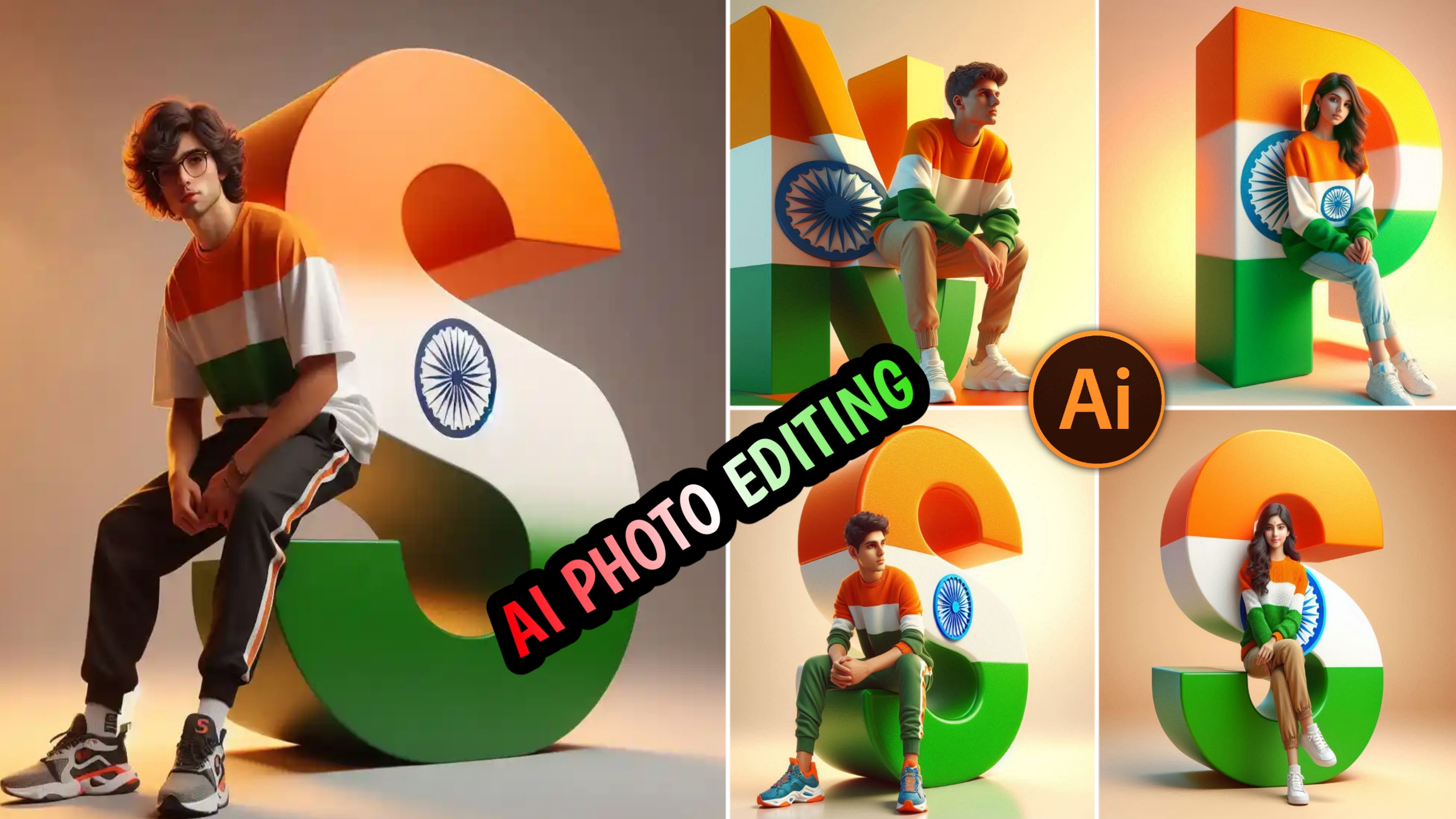 15 August 3D Letter Name Ai Photo Editing Bing Image Creator Prompt