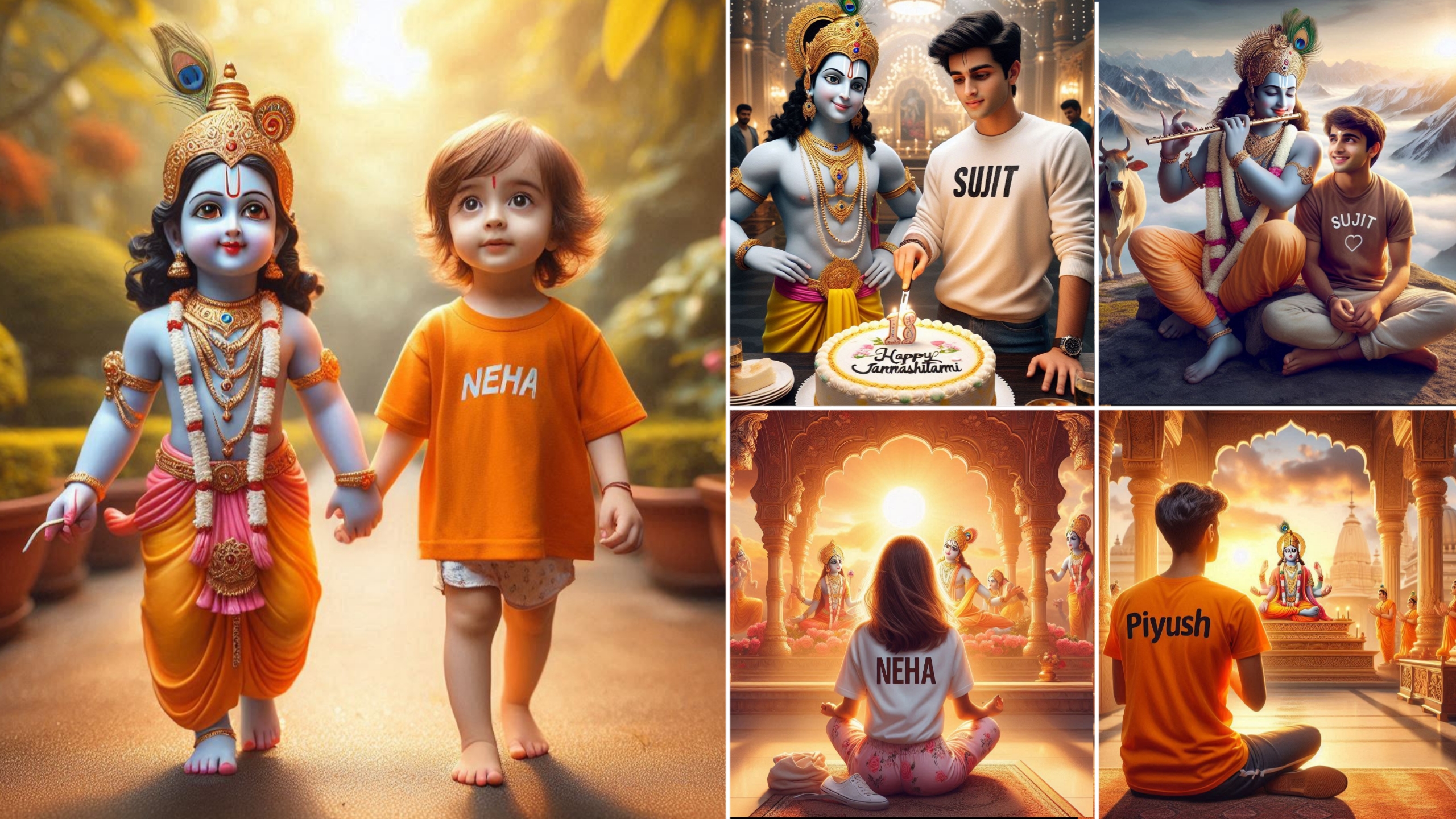 Krishna Janmashtami Ai Photo Editing Prompt - Bing Ai Janmashtami Prompt