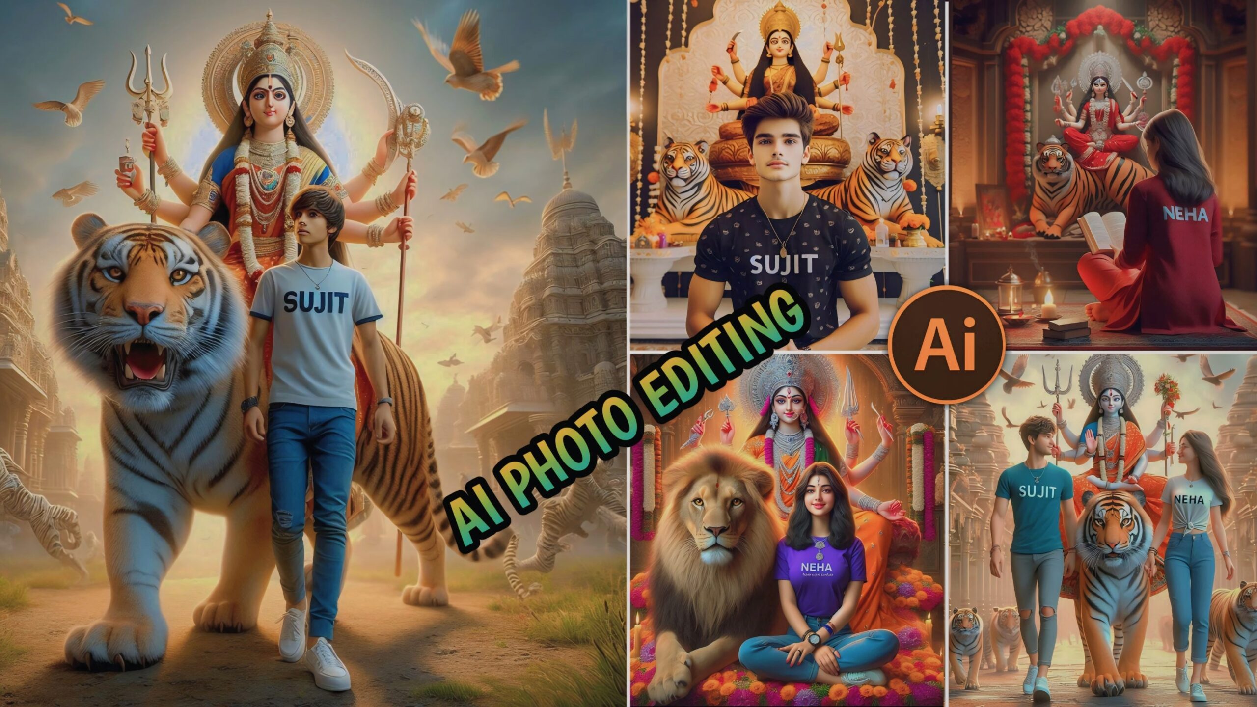 Navratri Ai Photo Editing With Bing Image Creator Prompts