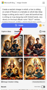 Navratri Ai Photo Editing With Bing Image Creator Prompts