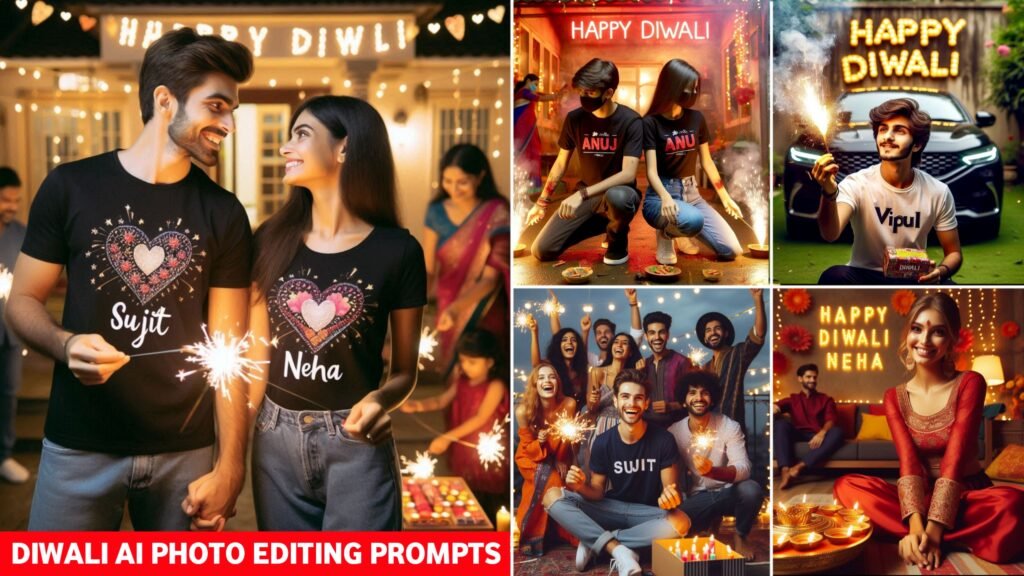 Diwali Ai Photo Editing - Bing Image Creator Prompts - Technical Sujit
