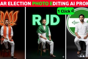 Bihar Election Photo Editing Ai Prompt - 100% Real Face
