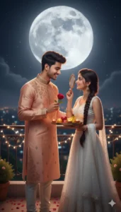 Karwa Chauth AI photo editing