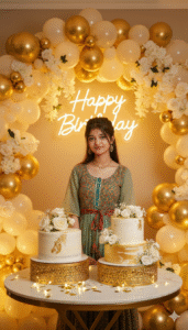 AI birthday greeting image